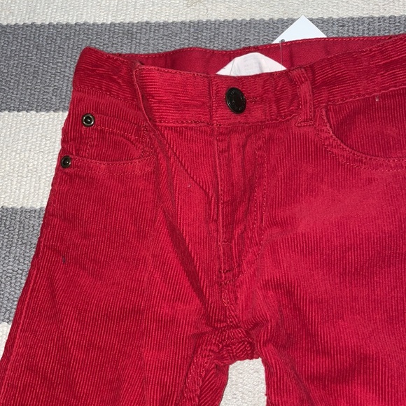 H&M corduroy pants 1.5-2y red new w tags - Picture 2 of 4